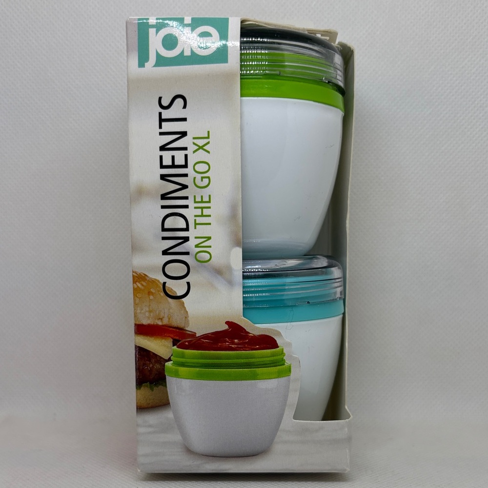 Joie Condiments On The Go XL Set - White, Green, Blue